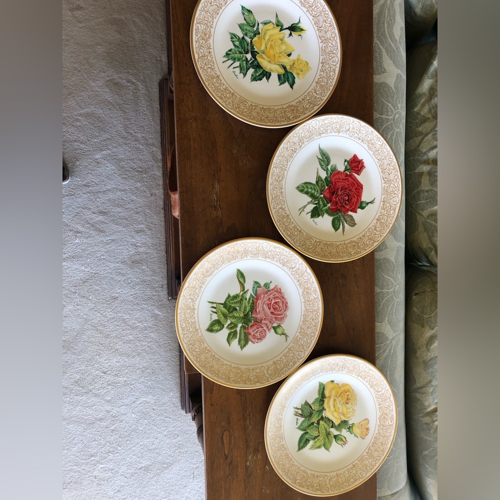 The Edward Marshall Boehm Rose Plate Collection!